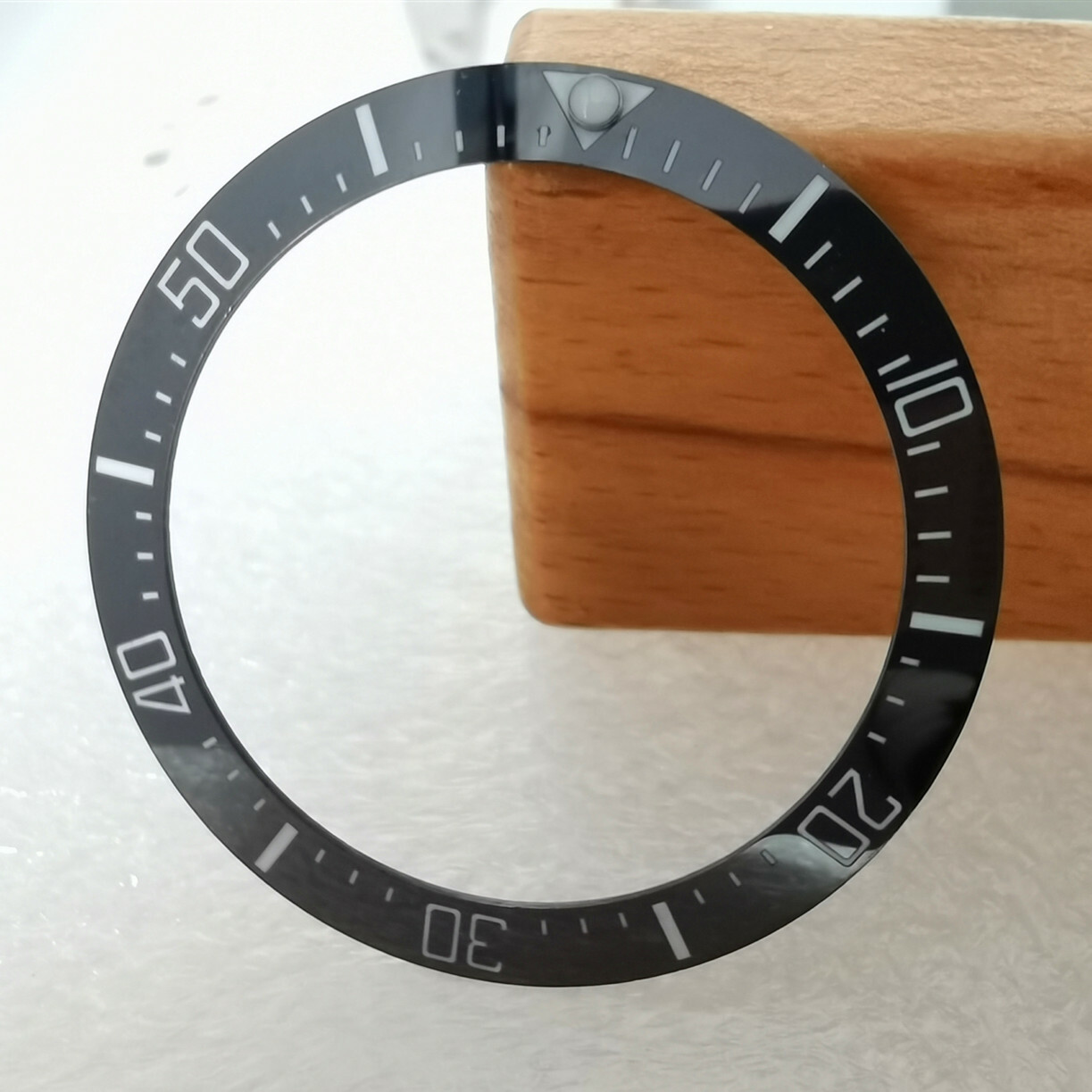 40mm Black Bezel Insert suitable for 43mm watch case men’s watches Luminous