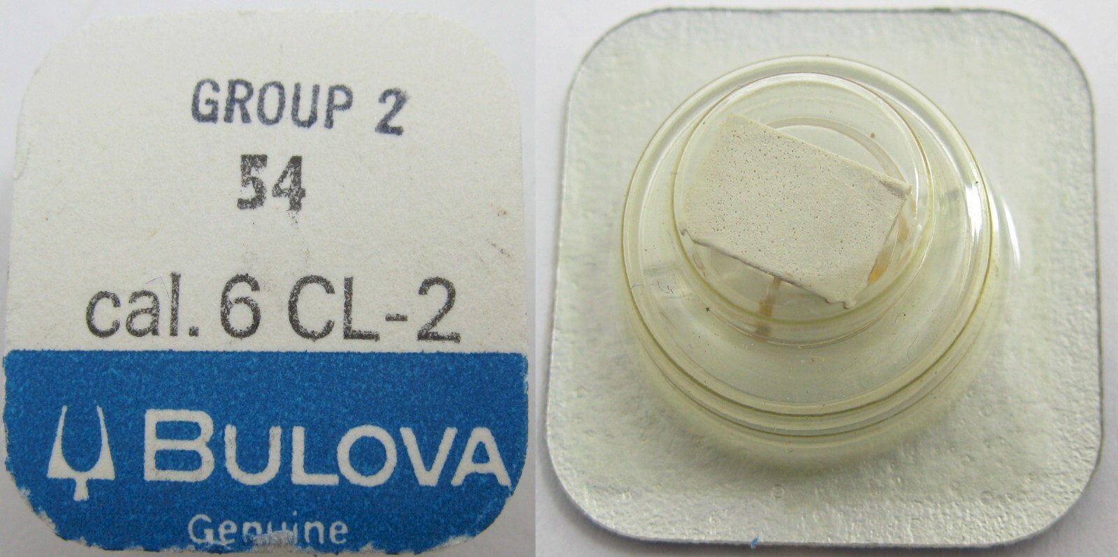 Bulova 6CL-2 Watch part #721 balance wheel * sealed *
