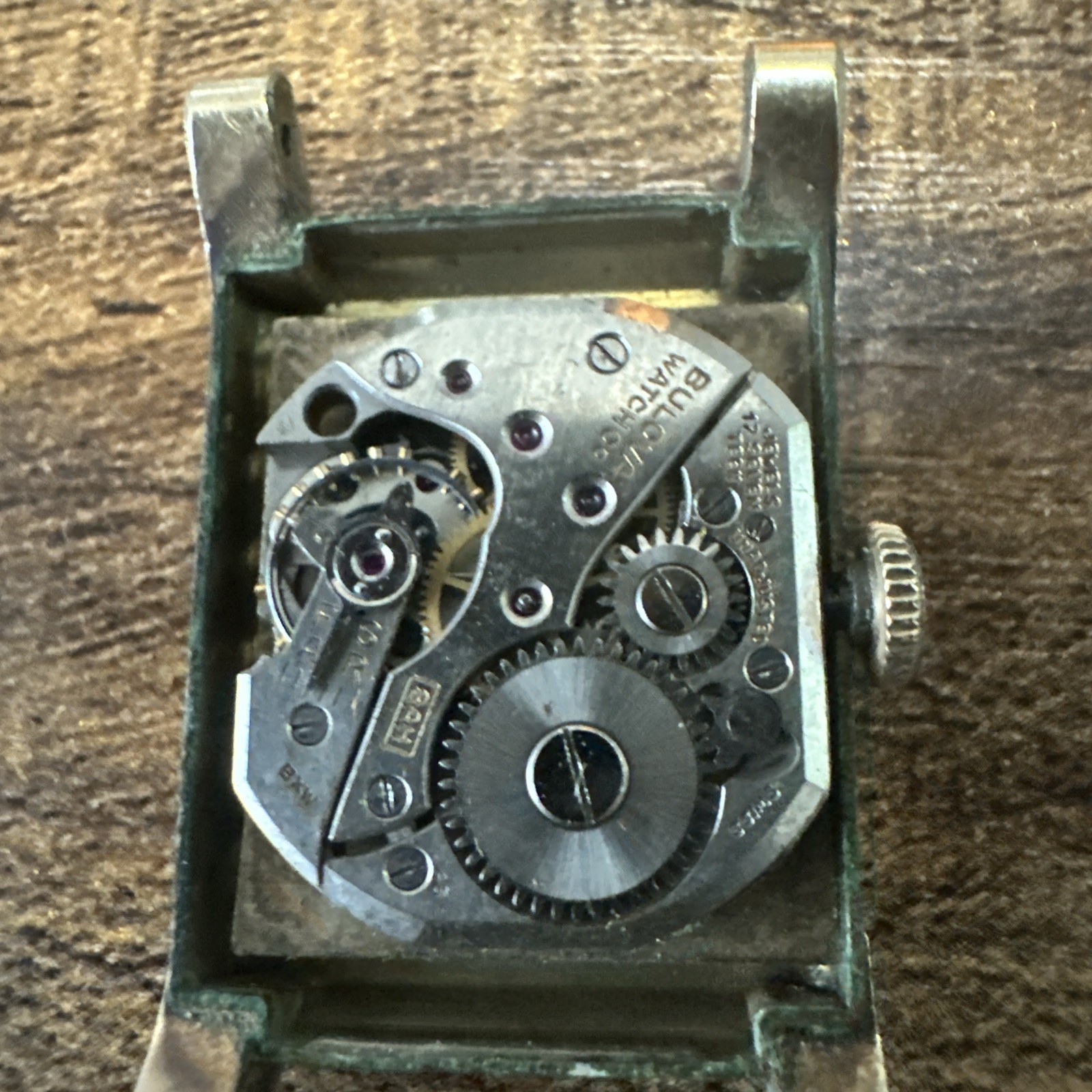 Vintage Bulova Watch Movement Repairs Parts 17 Jewels Watchmaker 8AH Swiss