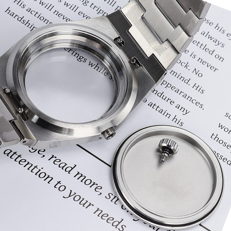 FEIYASHI Sapphire 40mm Oyster Watch Case BAND Silvery Steel For Seiko NH35 NH36