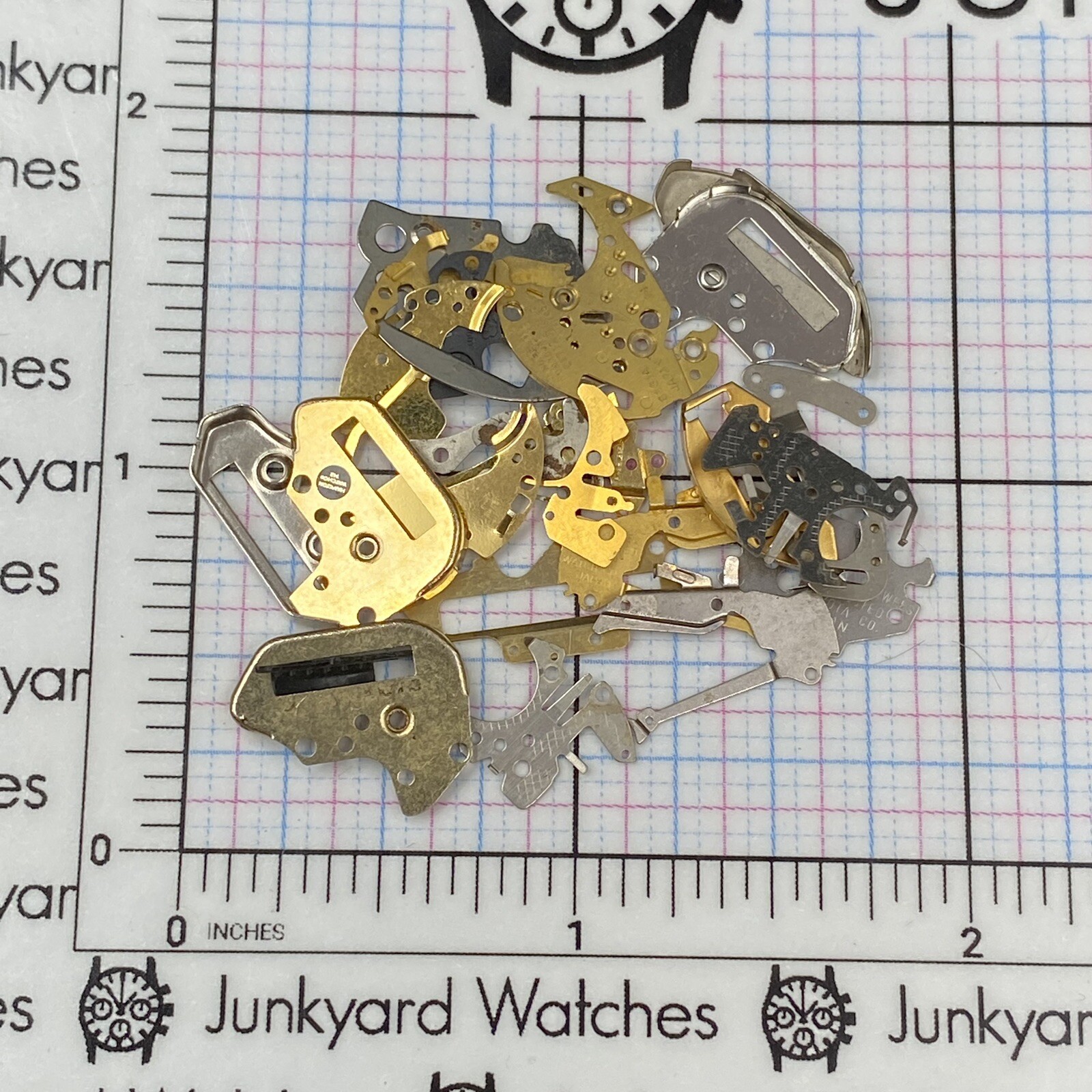 Lot Of Quartz Metal Top Base Watch Parts Repairs Spares Watchmaker