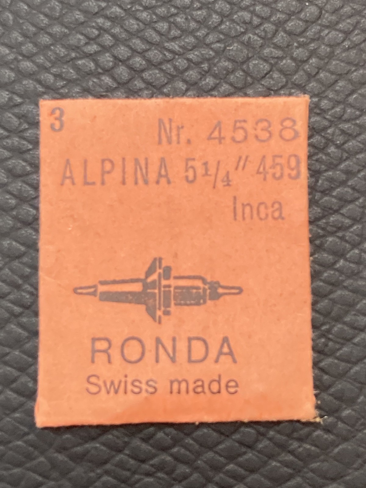 ALPINA 459 RONDA #4538 Sealed Pack of 3 Balance Staffs