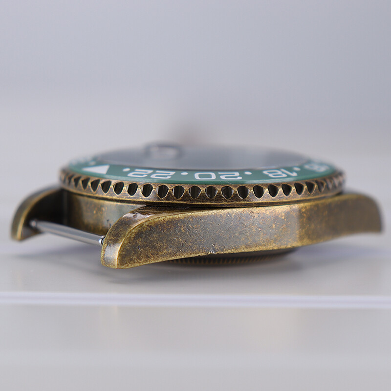 Bronze 40mm Retro Watch Cases Accessory stainless steel For Seiko nh35 Movement