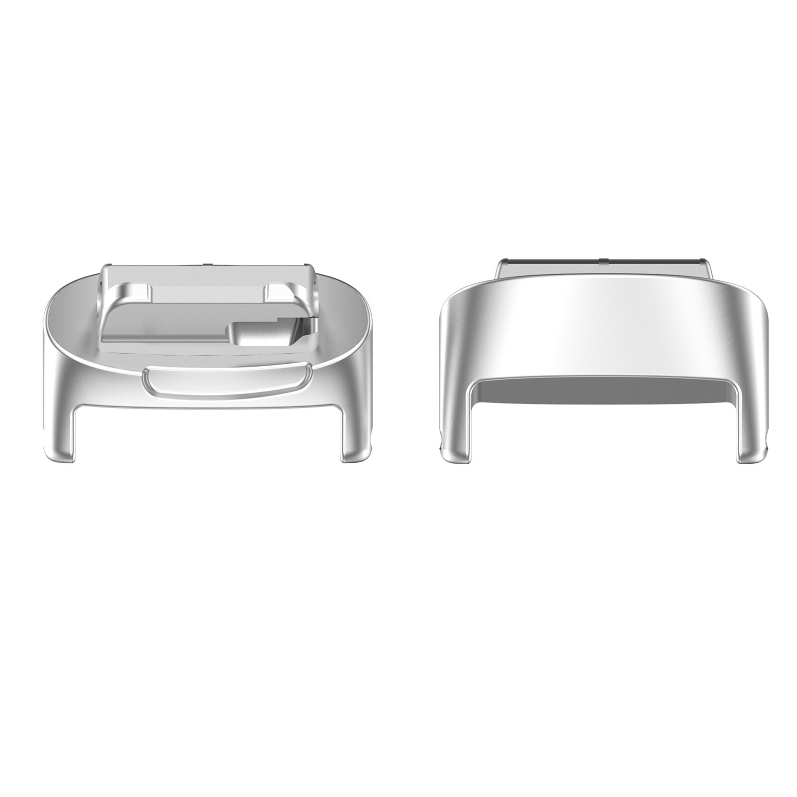 For Fitbit Inspire3 12mm Stainless Steel Connector + Spring Bar Accessories