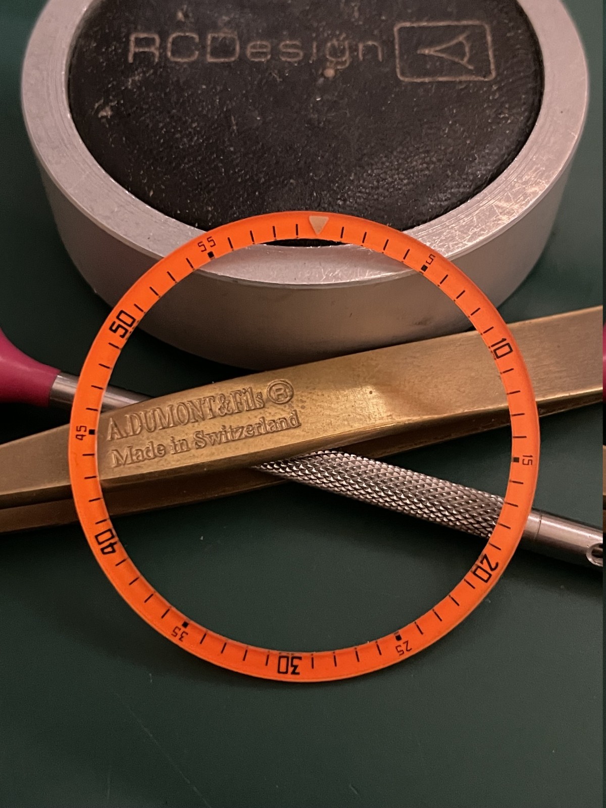 Replacement insert for vintage Favre-Leuba Bathy