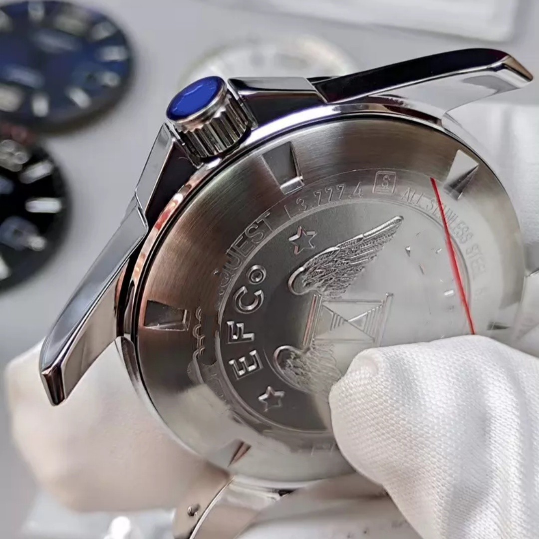 41mm Watch Case Kit+Dial+Hands+Strap Compatible with 2824 SW200 PT5000 Movements