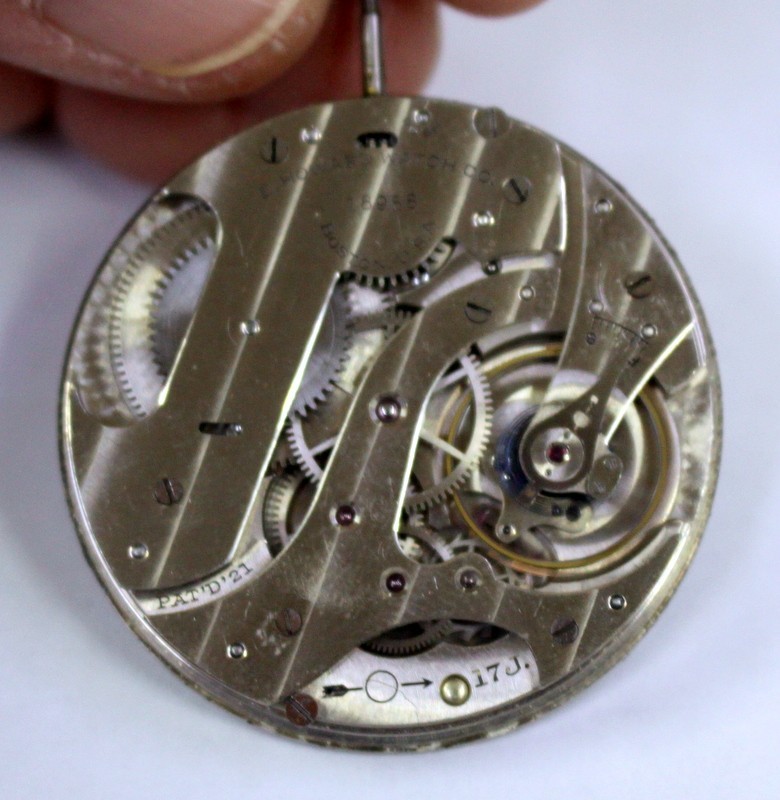 E.Howard Watch Company Pocket Watch 17j Movement Dial and Hands