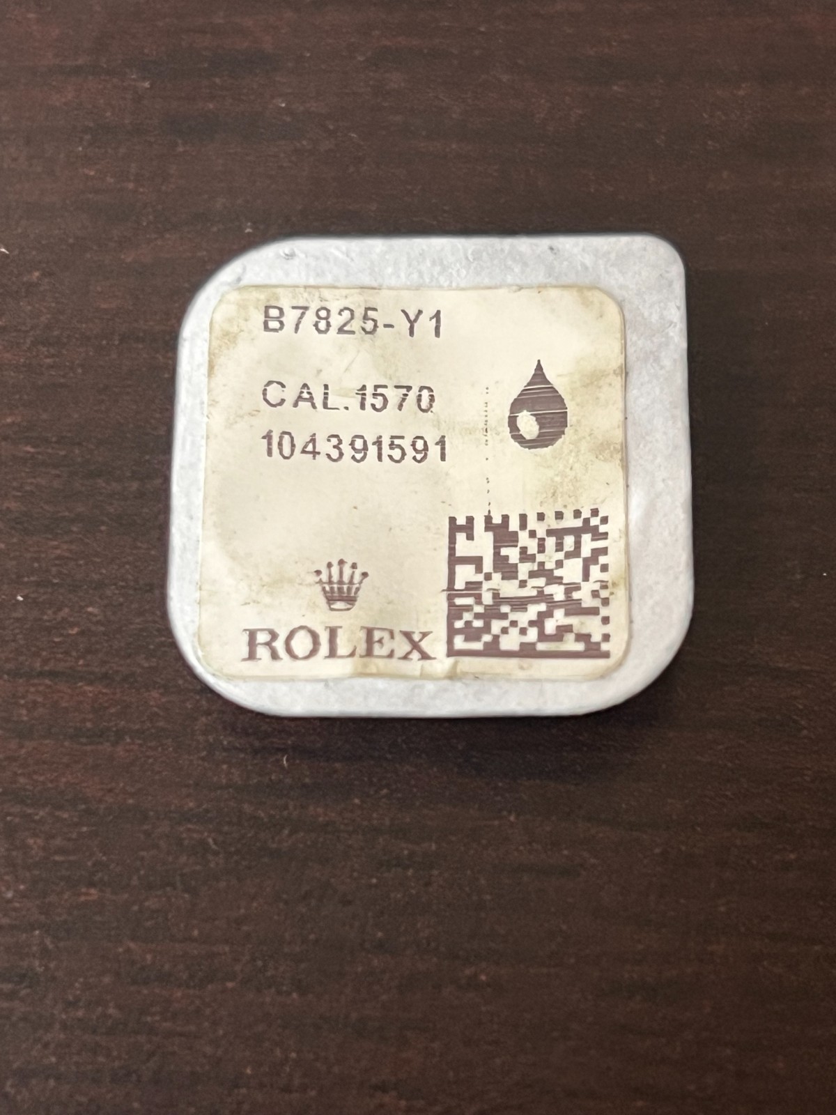 Authentic New Rolex Watch Parts 1570 Mainspring Second Third Wheel Pallet Fork