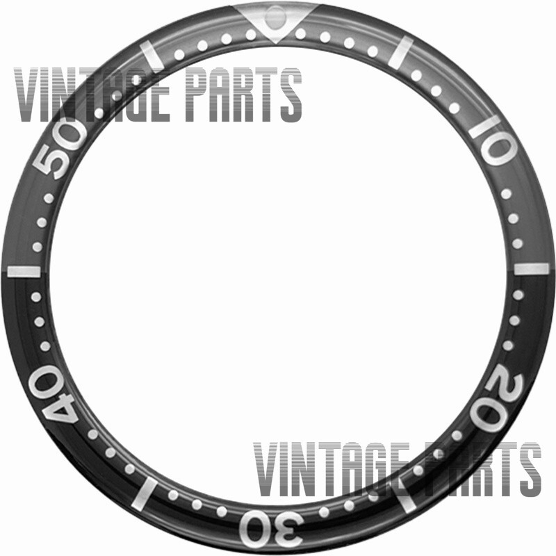 39*32.2mm black gray resin flat bezel insert fit for skx watch