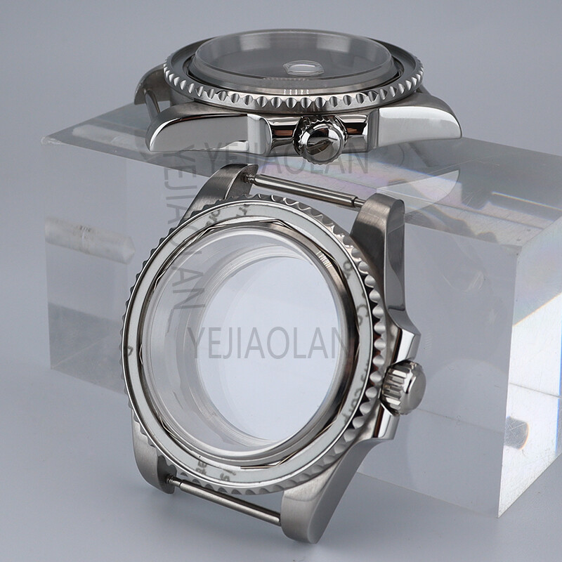40mm Watch Cases Stainless Steel Fit Nh35 Nh36 38 Eta 2824 Movement 28.5mm Dial