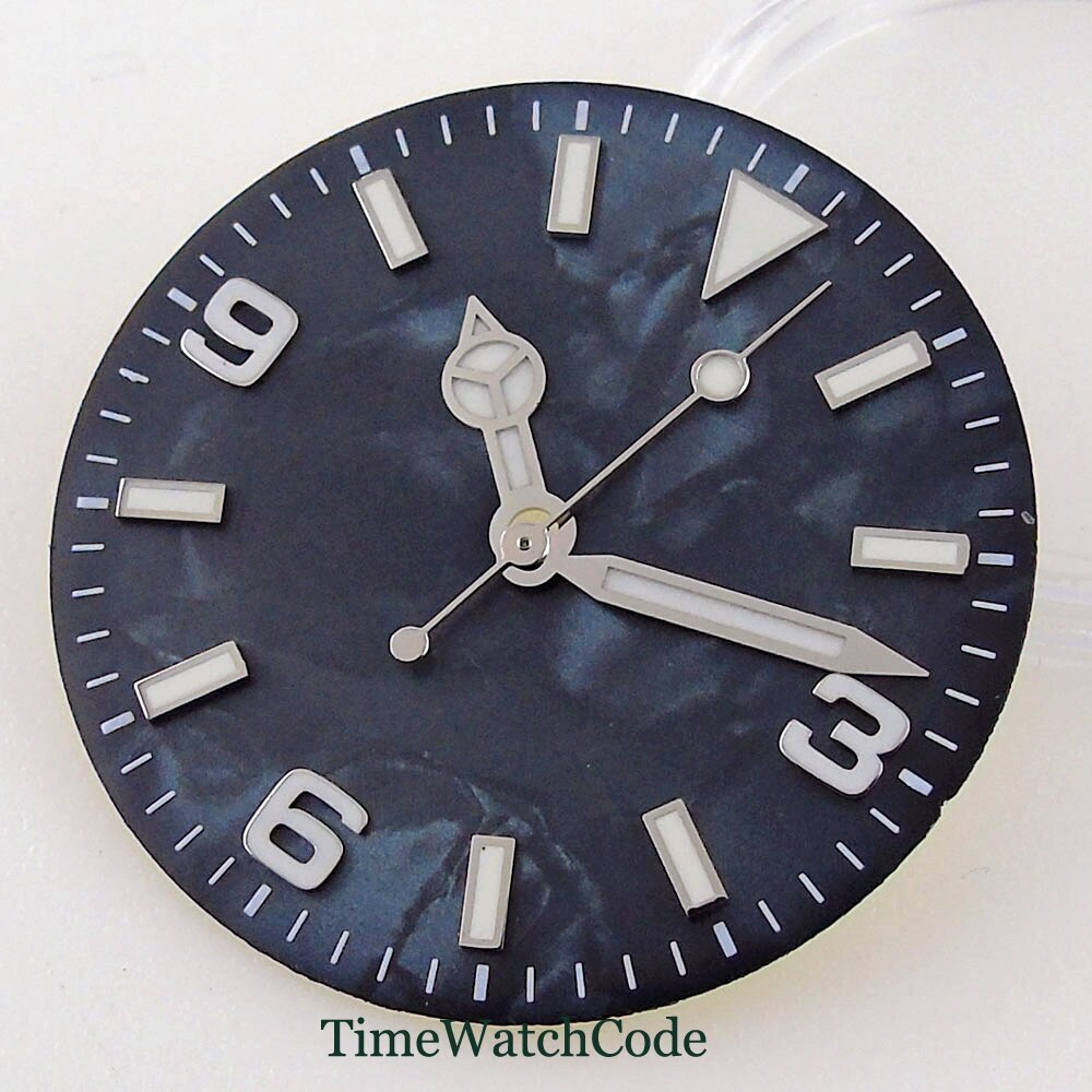 29mm Luminous Watch Dial Hands Fits NH35A NH36A Miyota8215 DG2813 ETA2824 PT5000
