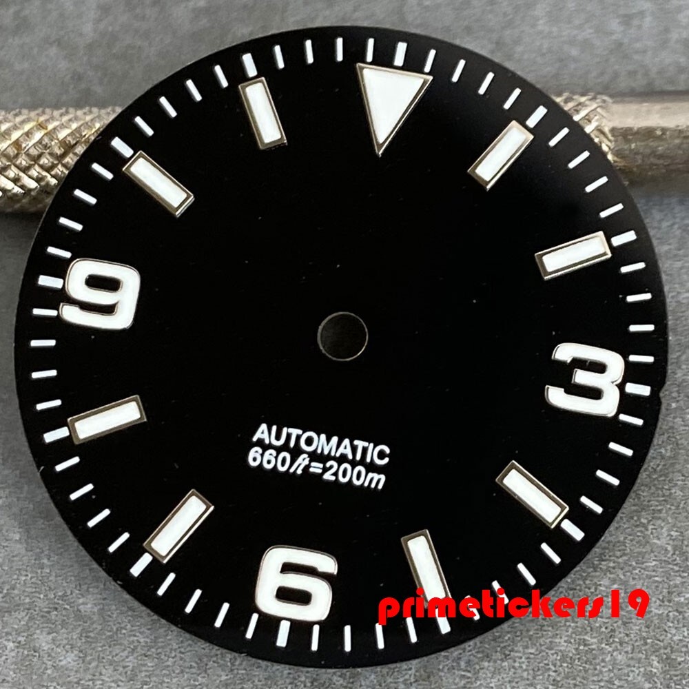 29mm Watch Dial+Hands Set Luminous Fit NH35 Miyota82 ETA2824 PT5000 Multicolored