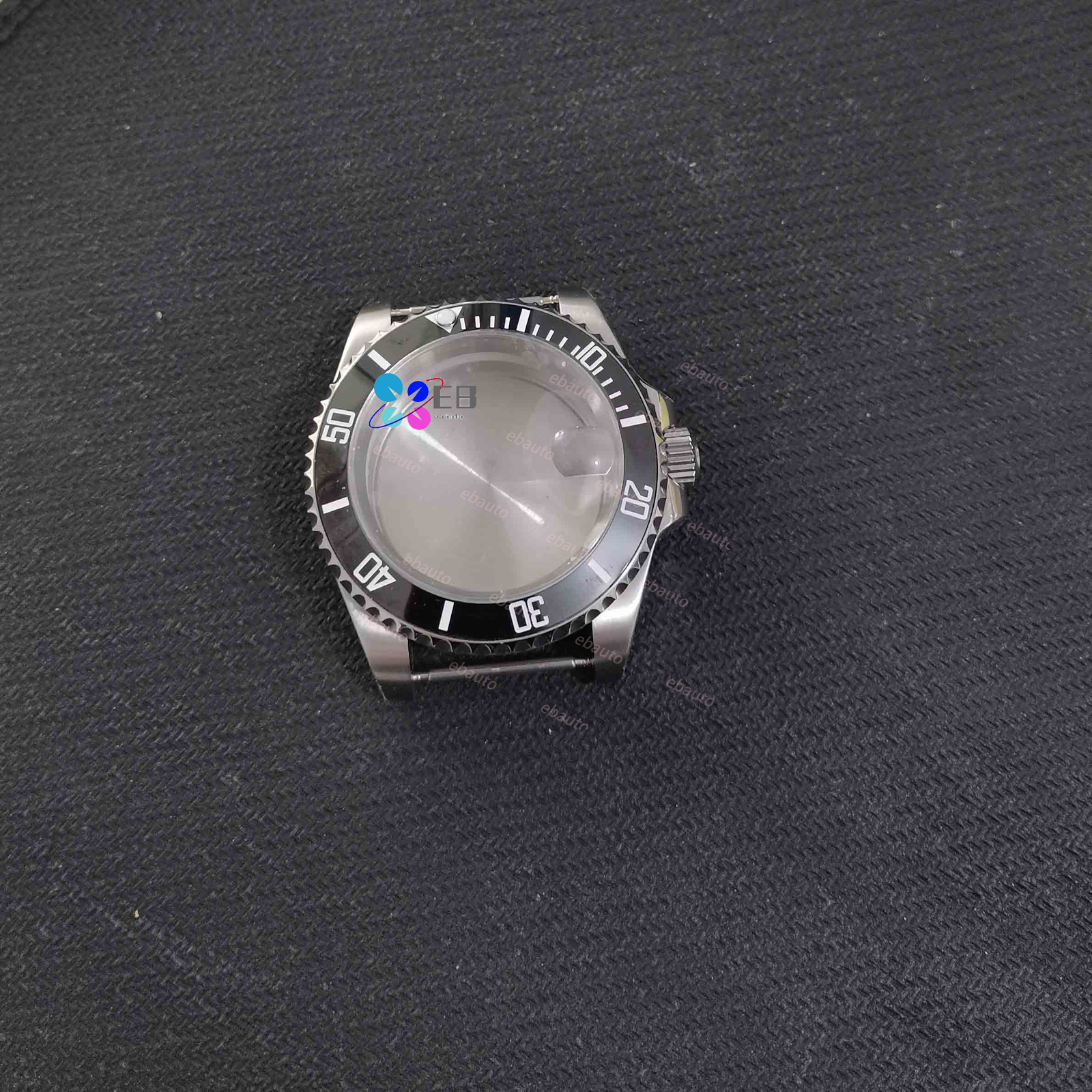 40mm Black Ceramic Bezel Watch Case For NH35 NH36 4R35 4R15 4R36 SKX007 Movement