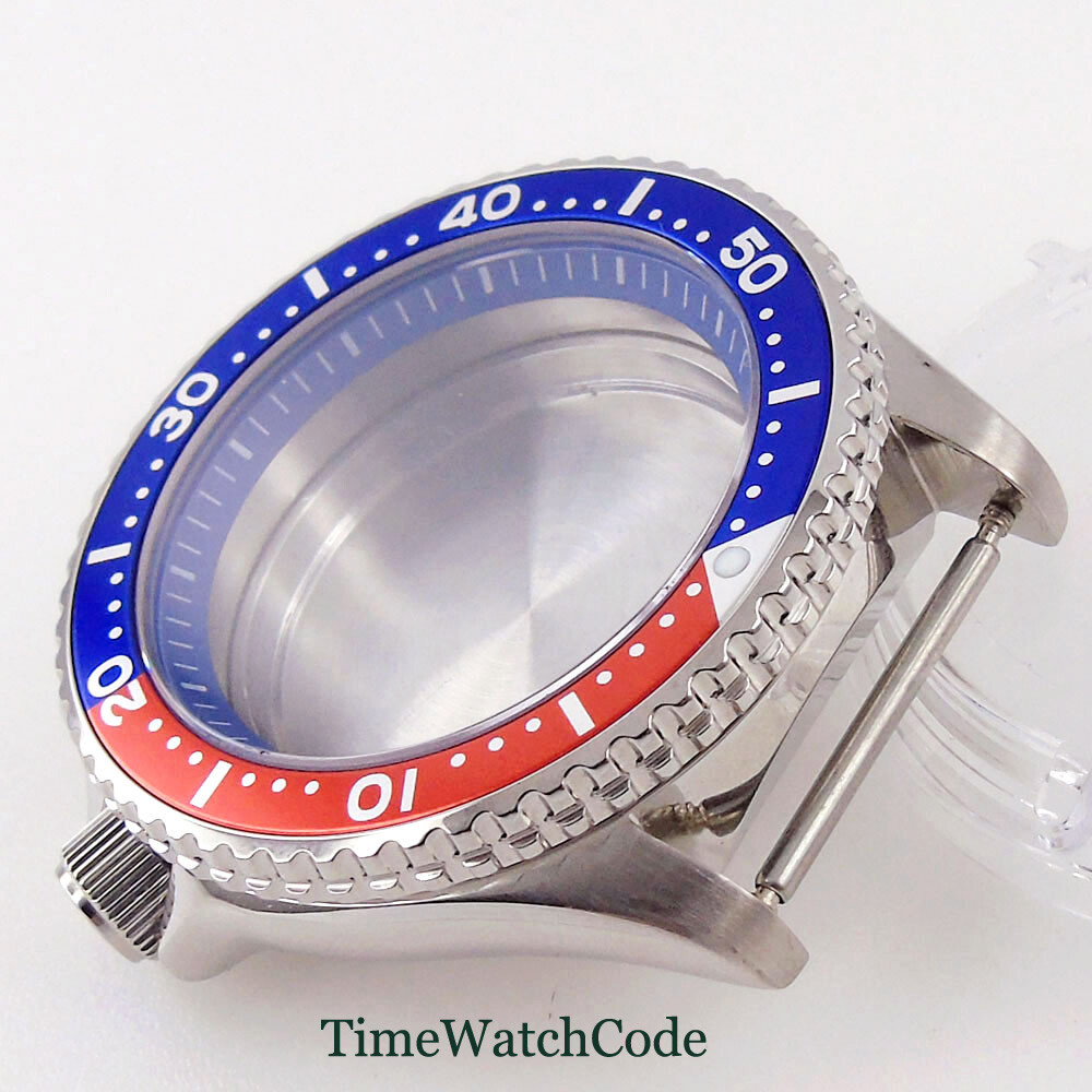 Fit NH35A NH36A 41mm Diver Mens Watch Case Alloy Bezel Insert 200M Waterproof
