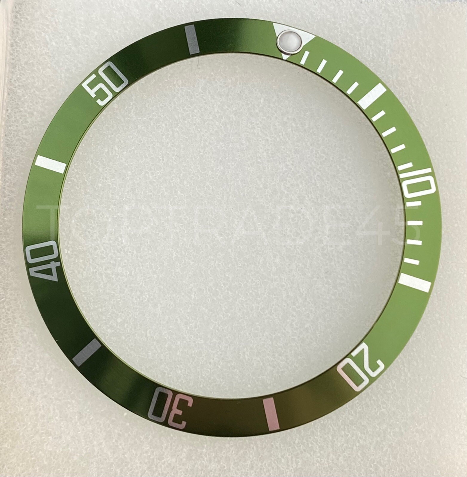 AFTERMARKET Rolex Submariner 16610LV KERMIT Green Aluminum Bezel Insert B3 Lime