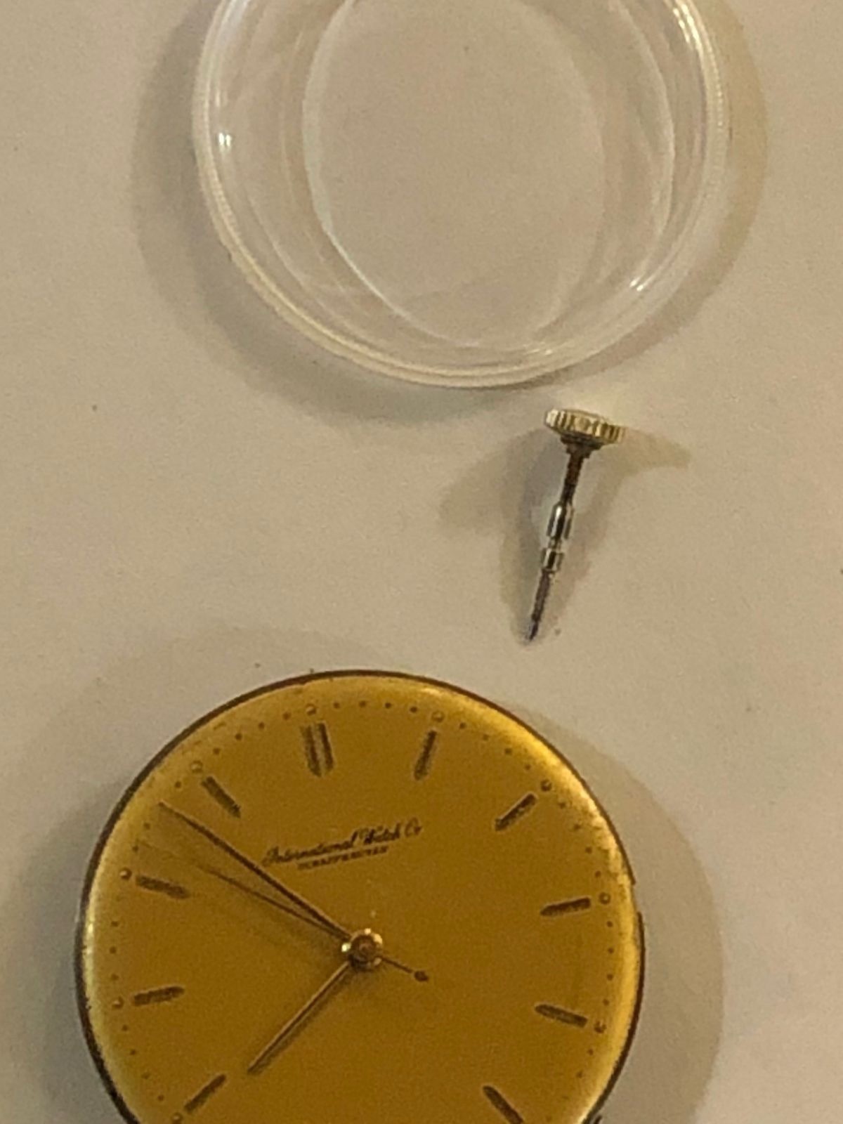 IWC Schaffhausen Cal C 89 Movement Good working plus dial