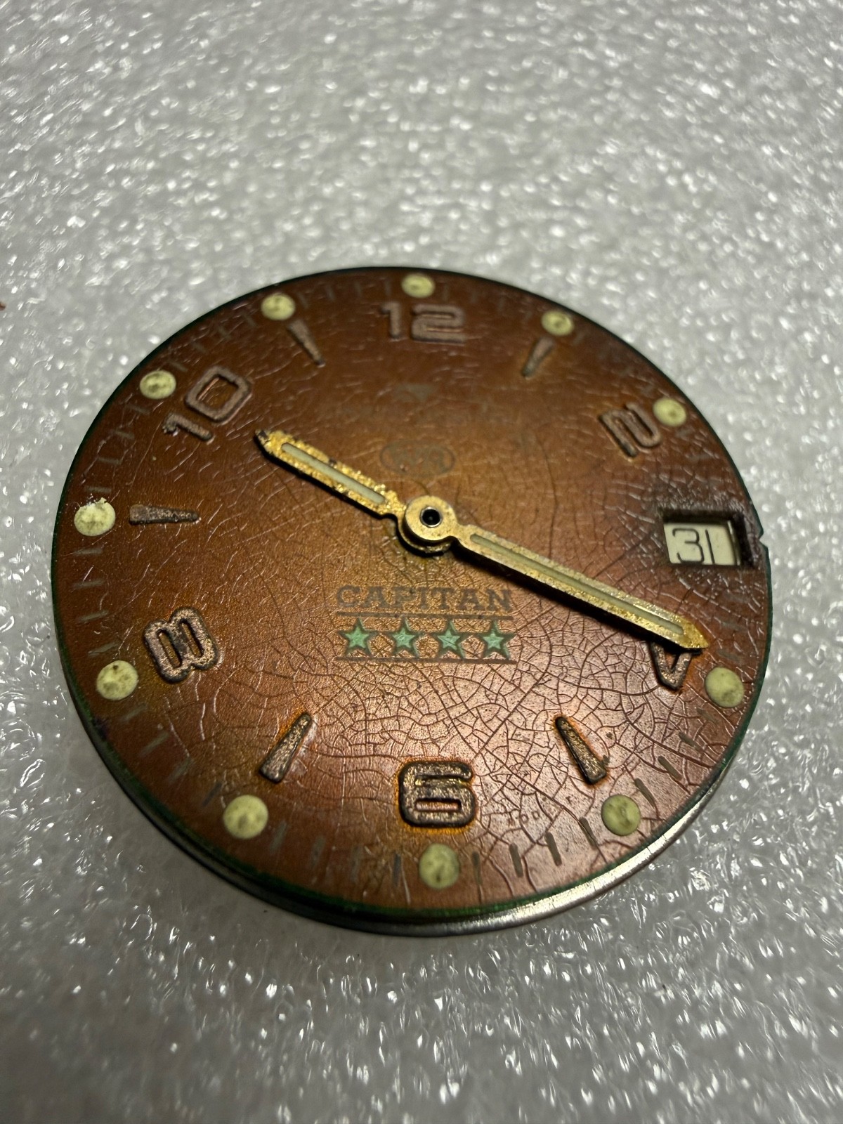 Watch movement USSR Vostok Cal.2414A plus Dial.For parts.