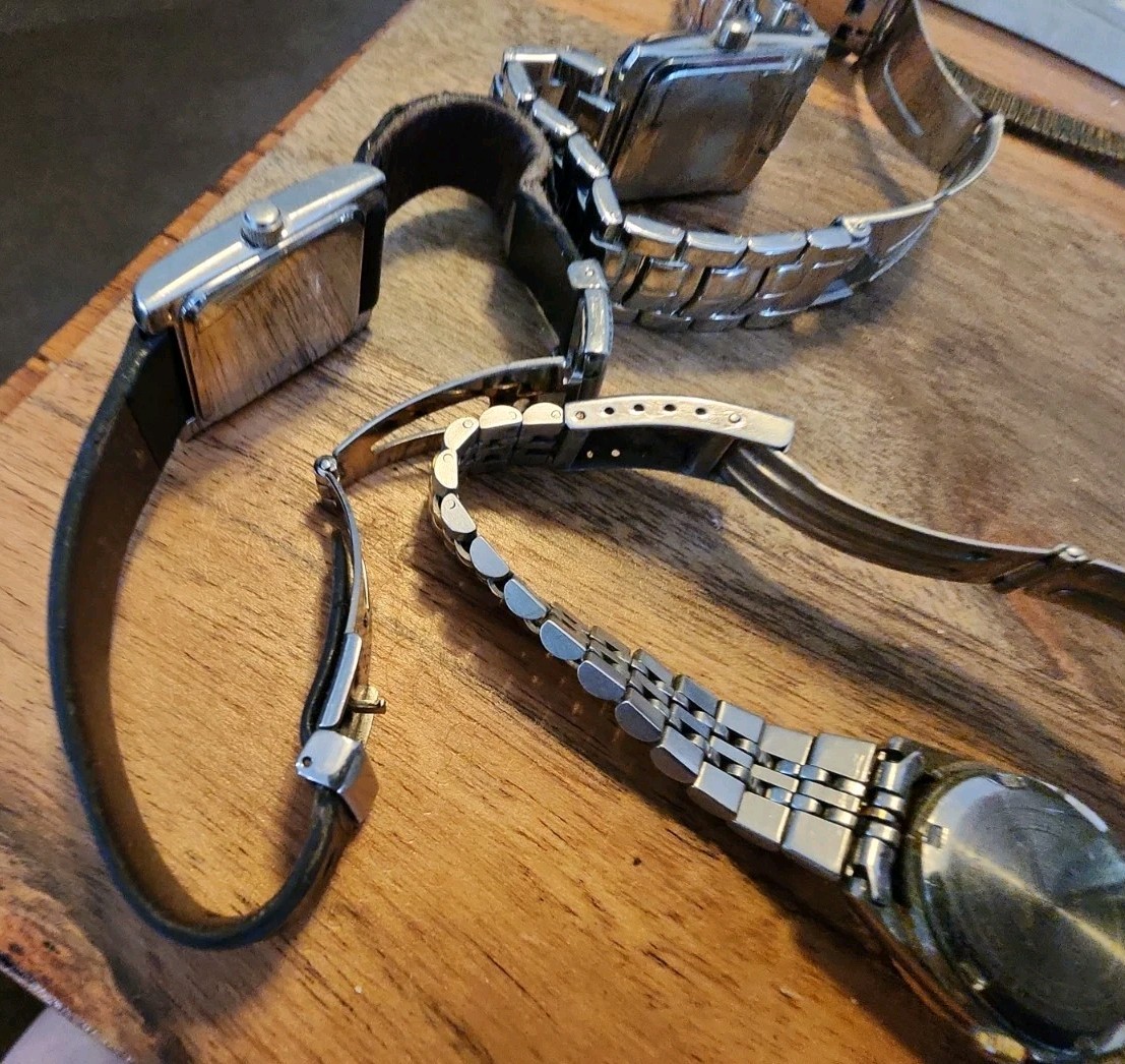 Lot Parts Repair Tissot Thorne Incabloc Dufonte Rodell Fossil Mat Tissot VTG