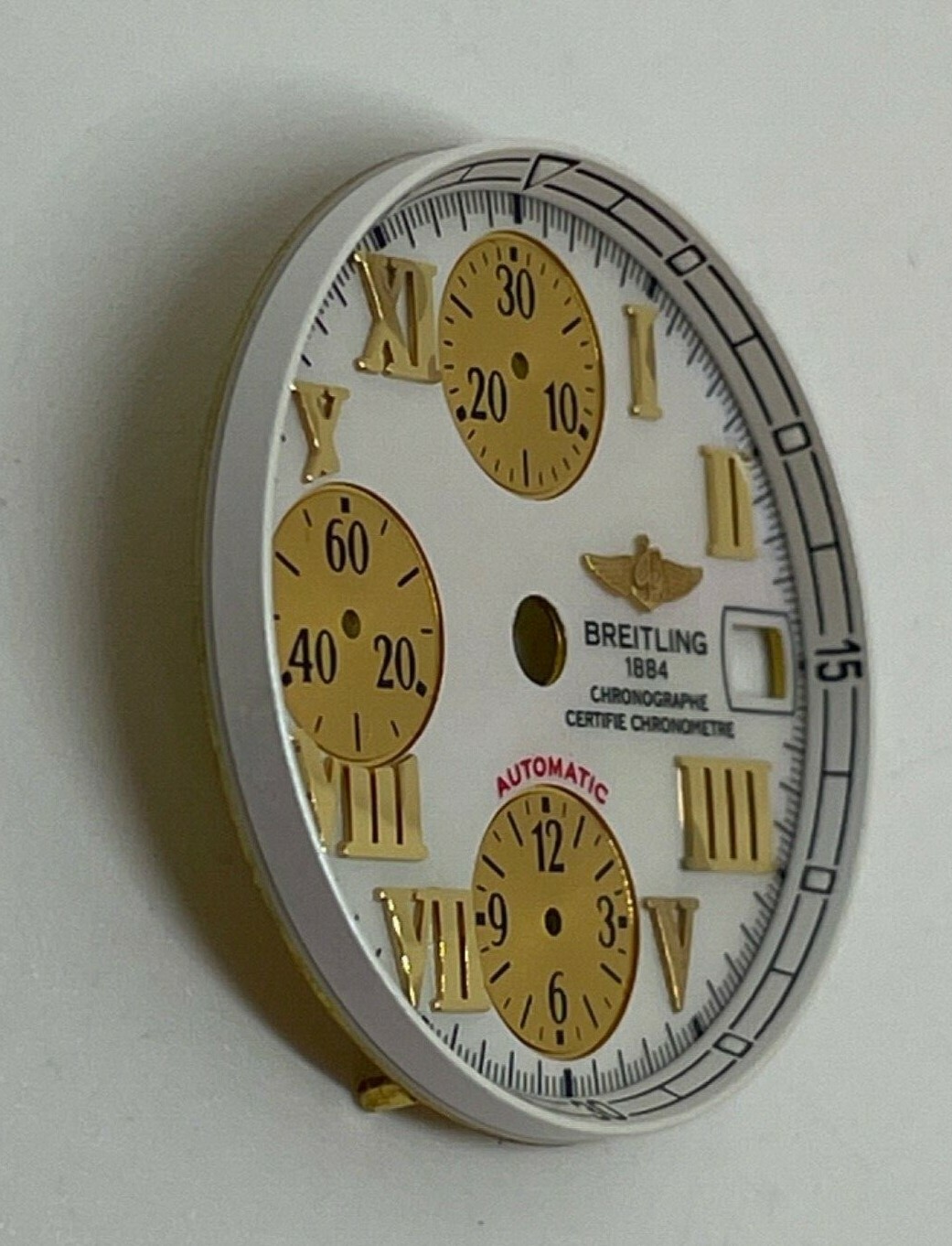 BREITLING 1884 MOTHER OF PEARL DIAL / Chrono Cockpit Automatic Pilot / 28mm