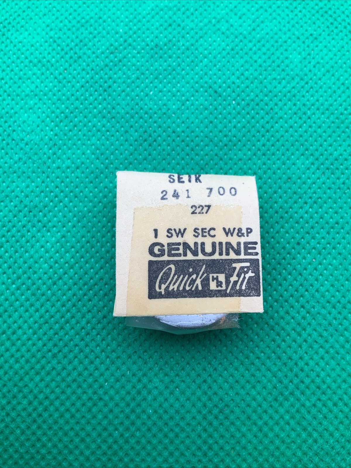 Quickfit For Seiko 241 700 Fourth Wheel, 241700, Sealed, NOS