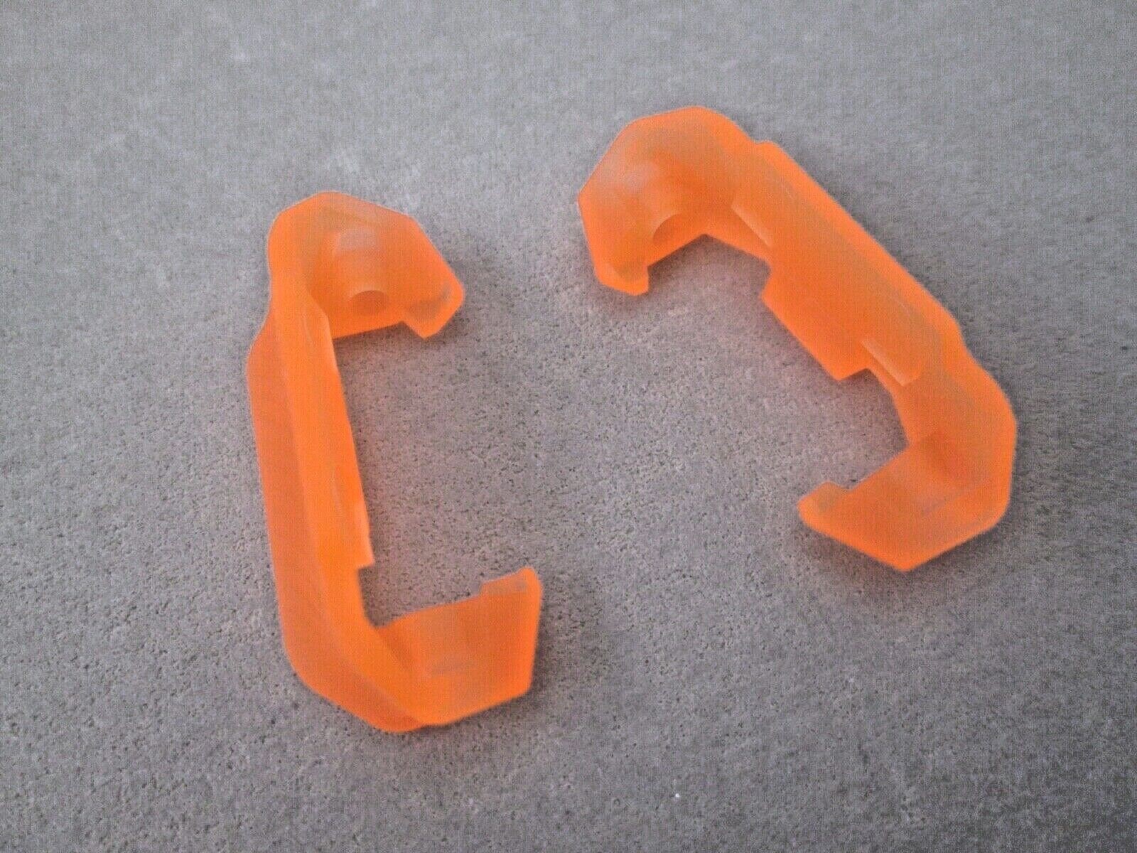 Genuine Casio G-Shock GBD-H1000 GBDH1000 orange resin watch band end pieces X 2