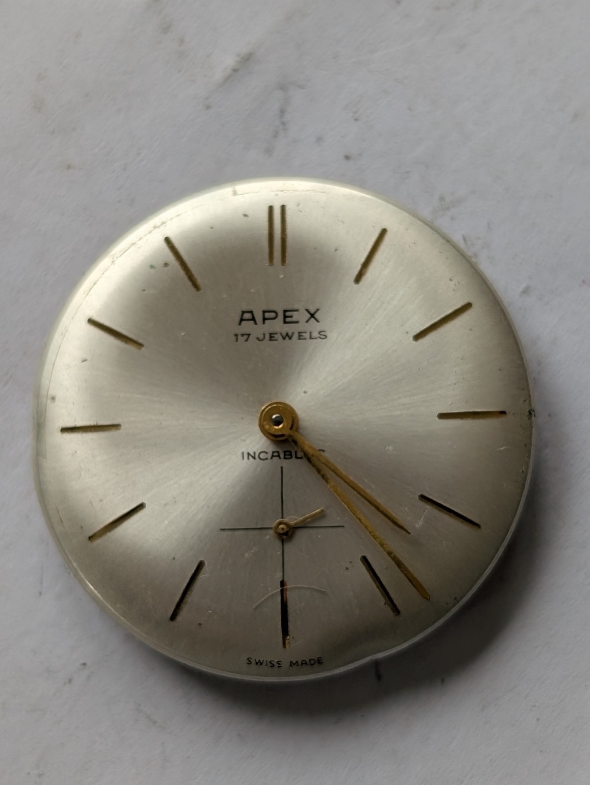 Vintage Arogno 152 Mechanical Watch Movement (Runs/Untested)