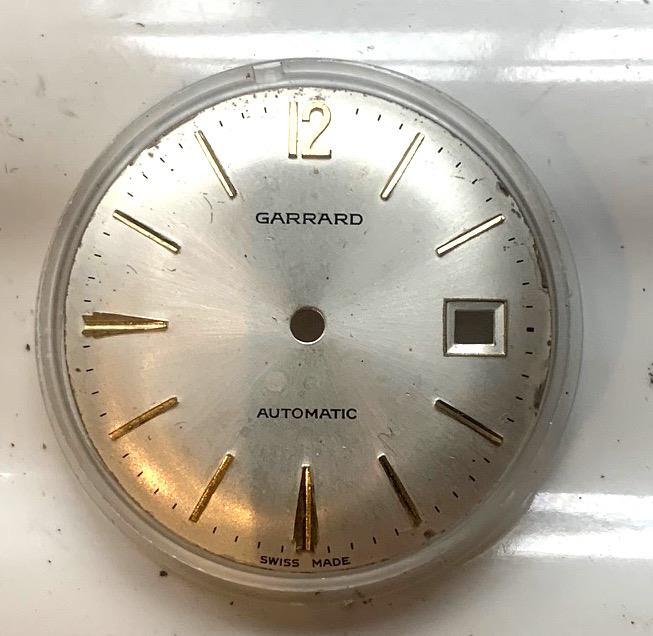 Vintage Watch Part – garrard face – Watchmakers part