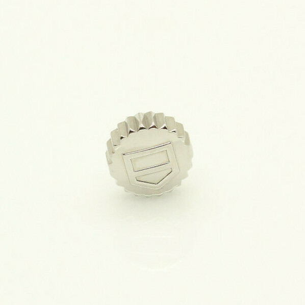 New Tag Heuer MOP Mother of Pearl Crown for WV2413 Silver Color W Gasket #50S