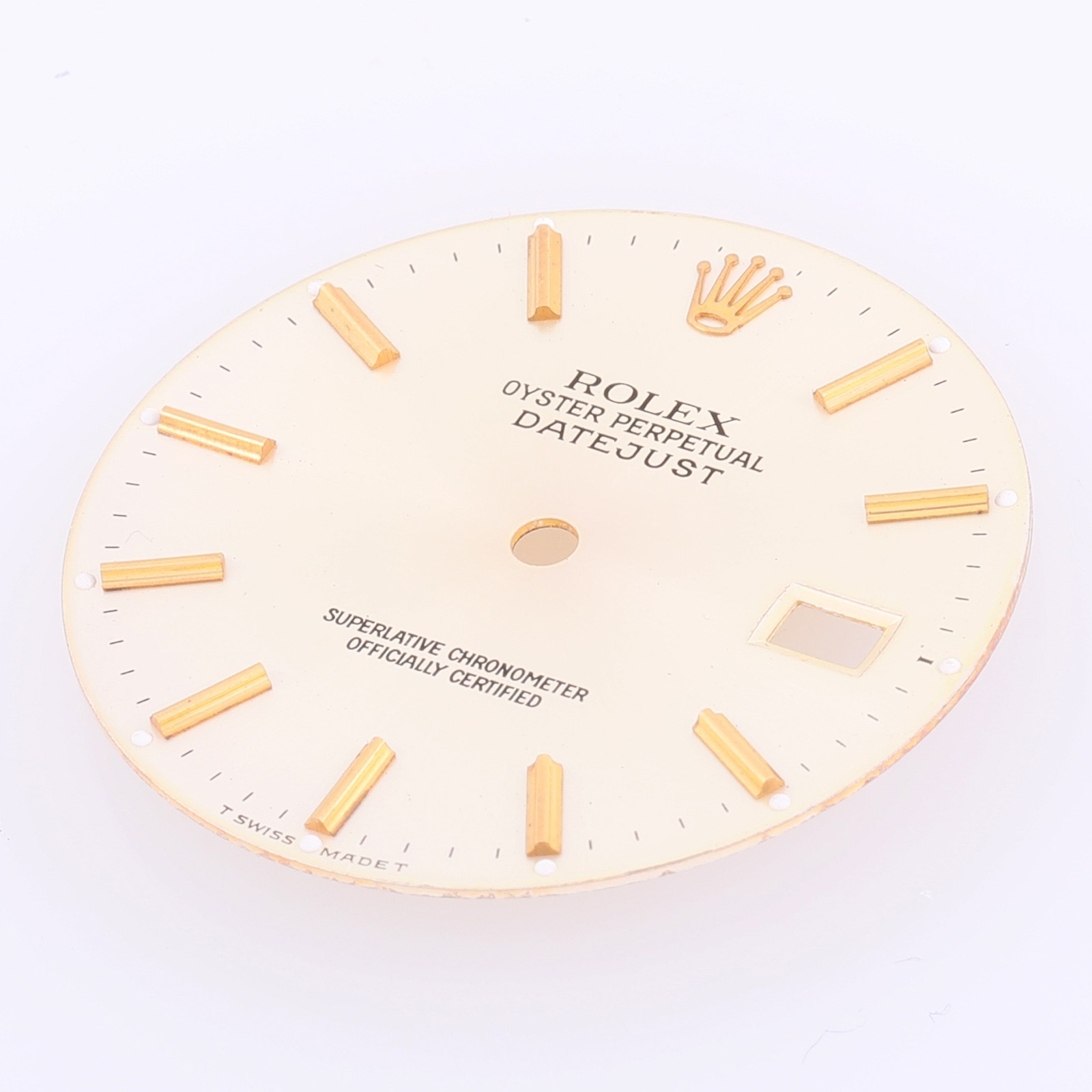 Rolex Mens Datejust 36mm Silver Stick Dial T Swiss Made T 16013-16233 #E37