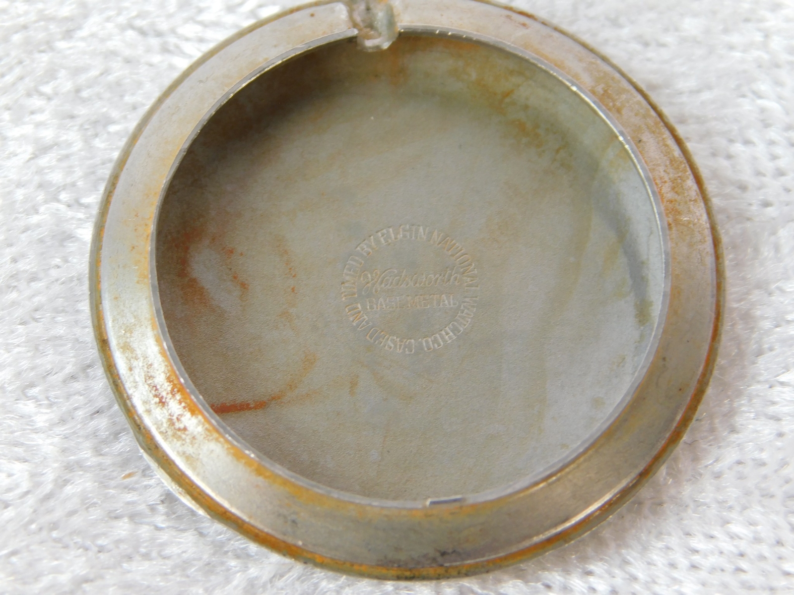 WWII US Army Elgin US Ordnance Dept Pilot Hack Wrist Watch Back Case Cover 29mm