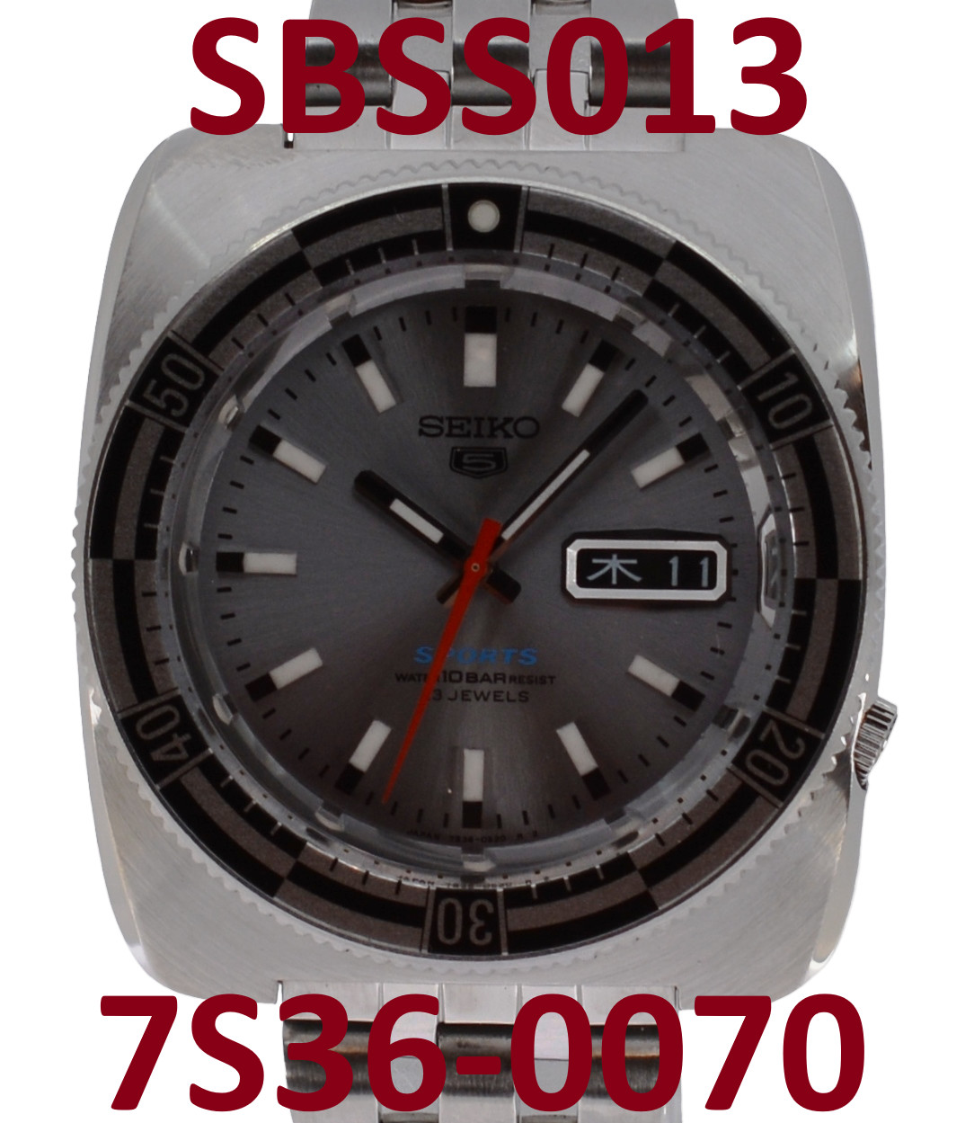 Seiko 5 Crystal Replacement for 320P19HN02 Rally Re-Issue 1997 SBSS Series!