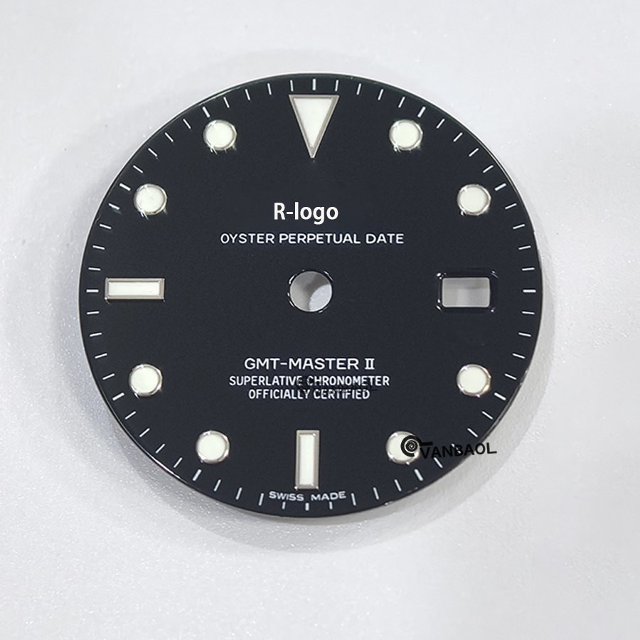 16710 16700 Green Luminous Literal GMT Dial Adapted to Caliber 3185 3186