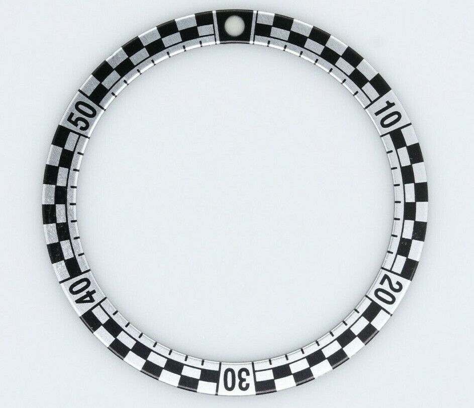 Black Bezel insert Seiko Rally 6106-7117 And 6106-7119 Diver Sport diver 5