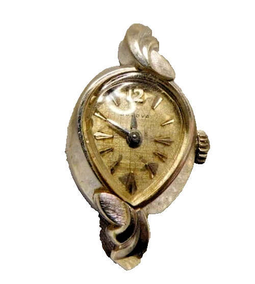 BULOVA 5 AR VINTAGE 17 JEWELS 10 K. R.G.P. CASE. ORIGINAL CROWN