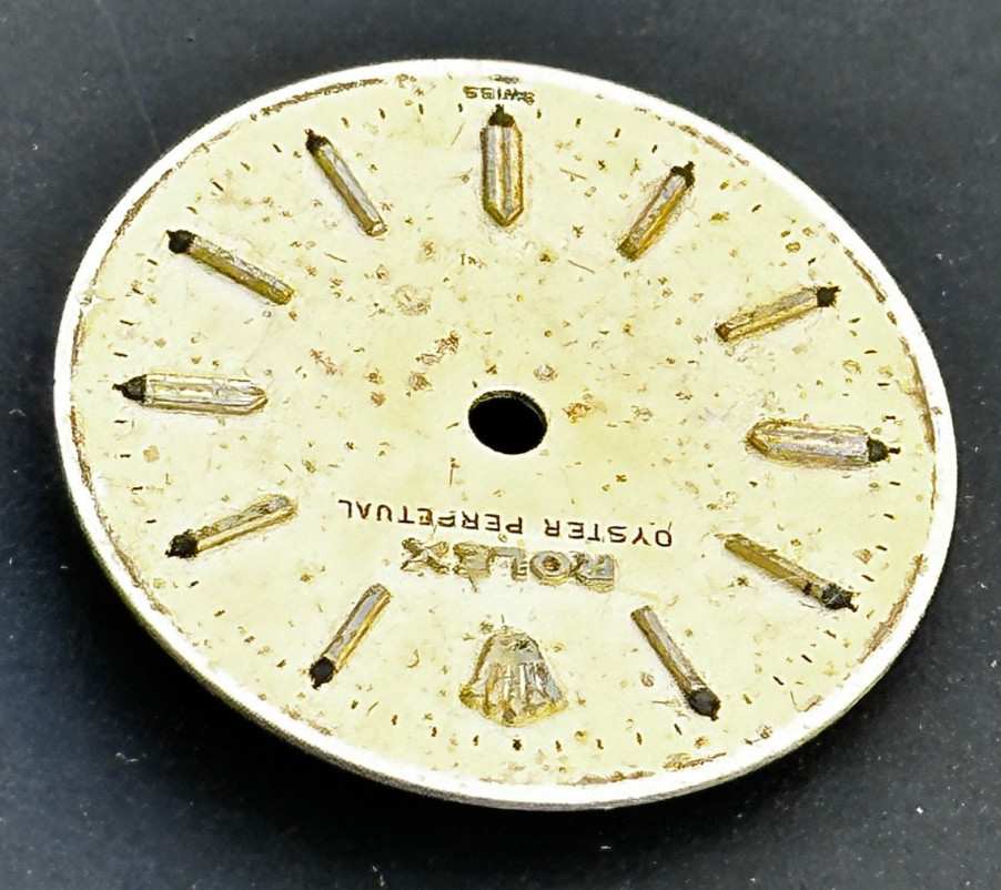 Vintage Rolex Ladies Oyster Perpetual Watch Dial For 24mm No Date Swiss Only