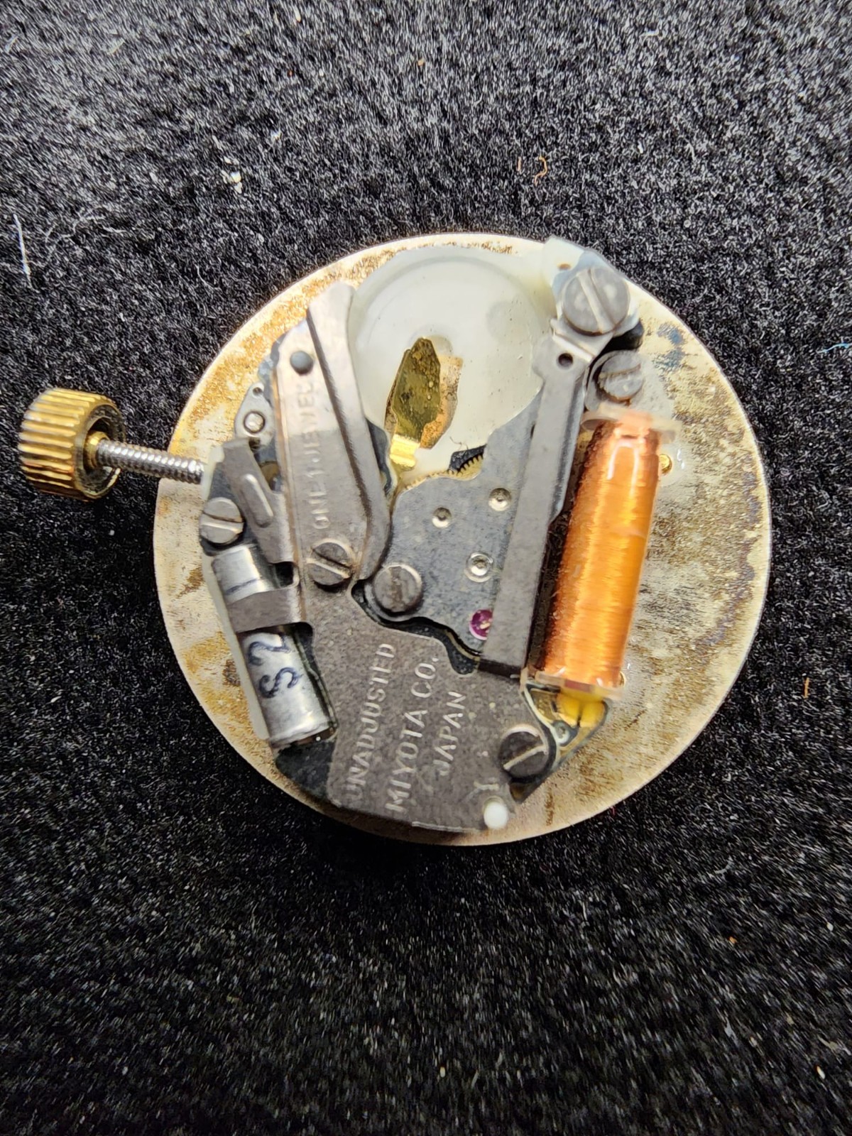 Vintage MIYOTA Quartz Watch Movements – 1 Jewel Japan – GUCCI / SOLLEX / PIERRE