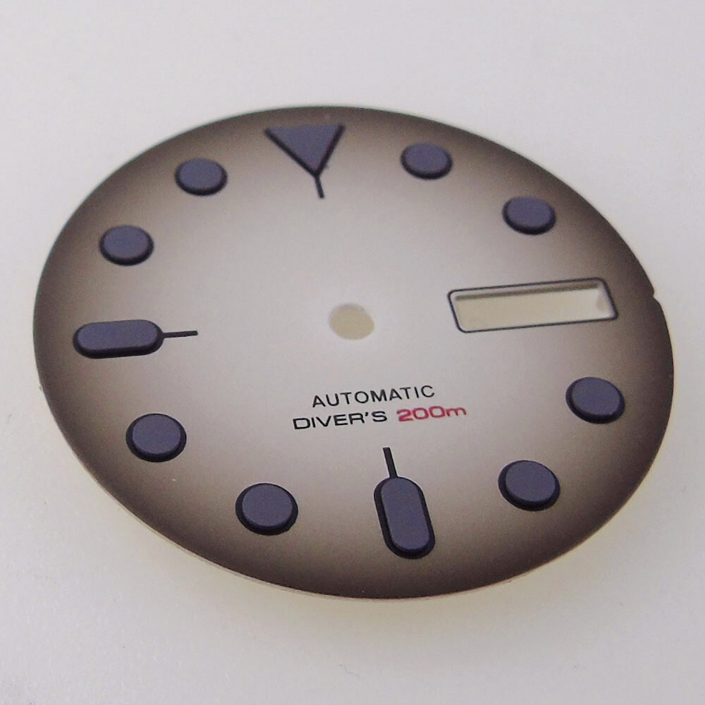 29mm Grey/Black Sterile Watch Dial Fit NH36 NH36A Automatic Movement Watch Parts