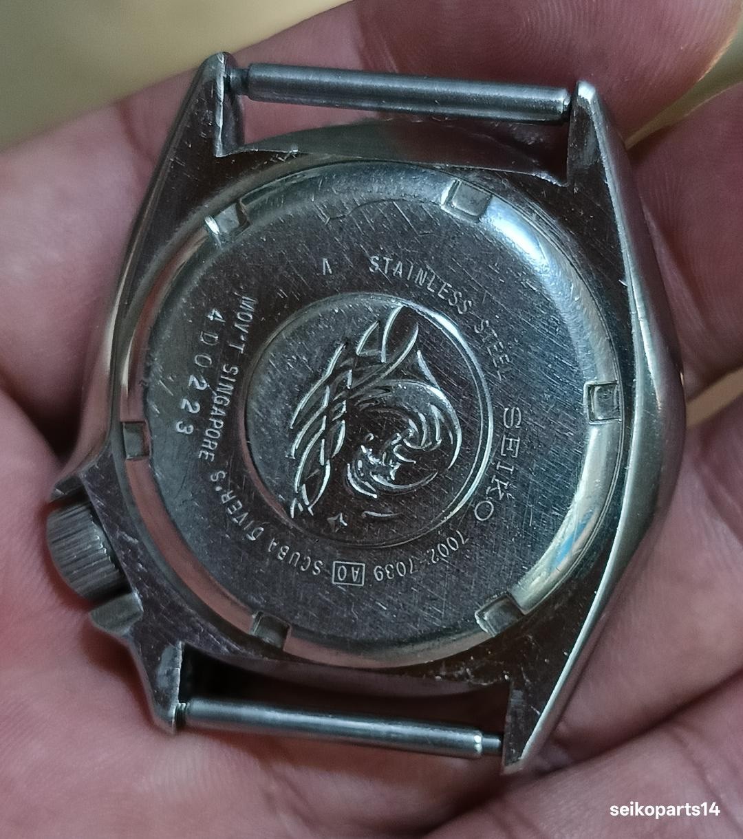 ORIGINAL SEIKO TRANSITION 200m DIVER 3 COUNTRY SIGNED 7002-7039 YEAR 1994 DEC