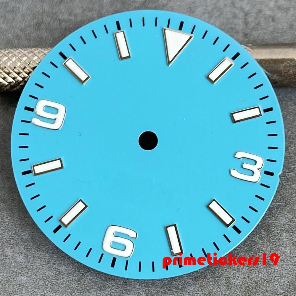 29mm Watch Dial+Hands Set Luminous Fit NH35 Miyota82 ETA2824 PT5000 Multicolored