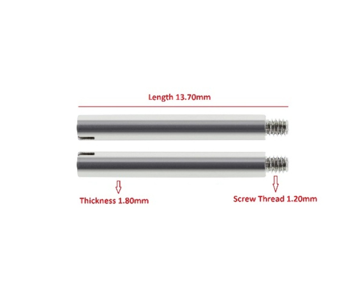12 – 15.20MM SCREW FOR 19MM ROLEX WATCH OYSTER WATCH BAND # 78350 WATCH S/STEEL