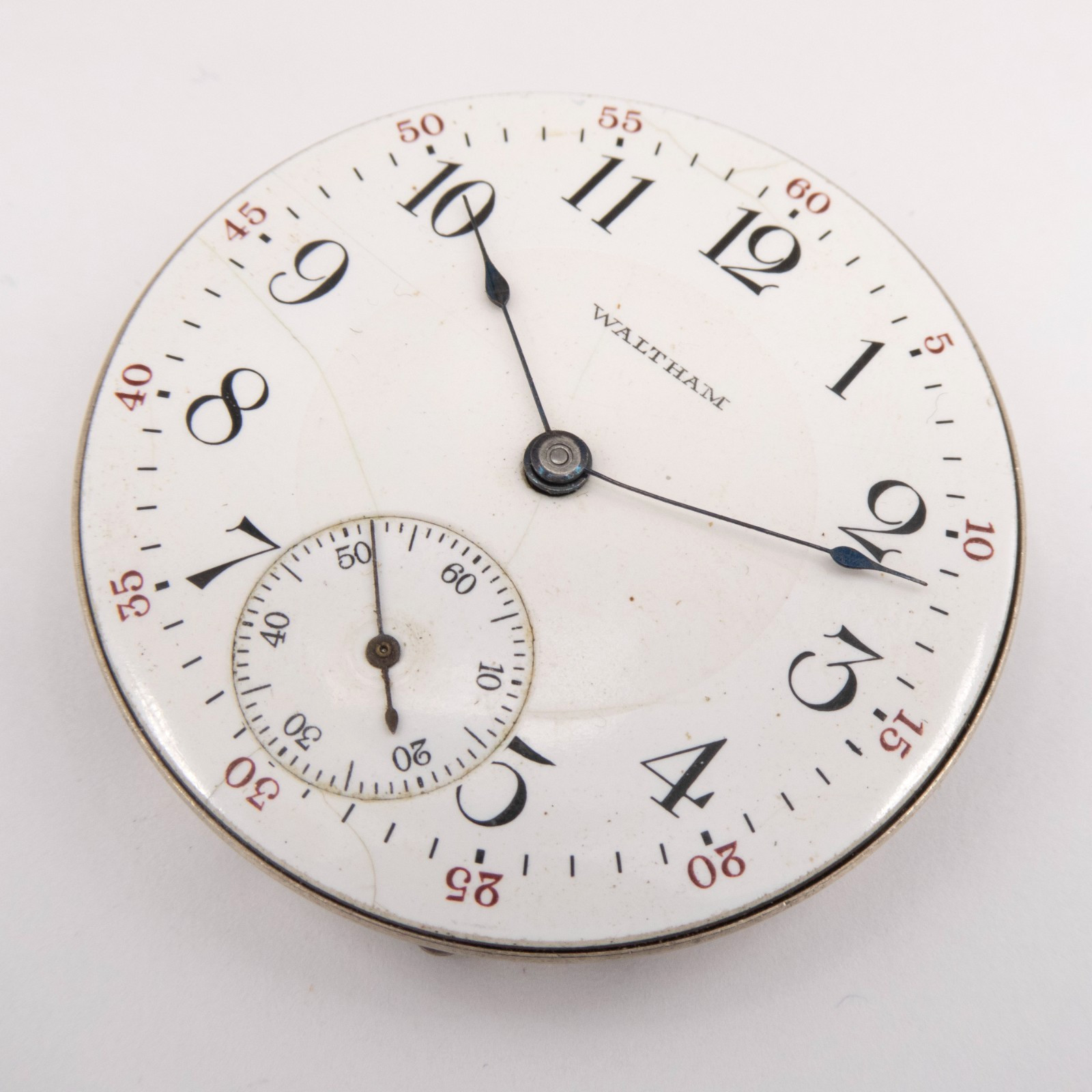 Waltham Grade No. 635 Model 1908 16-Size 17-Jewel Antique Pocket Watch Movement