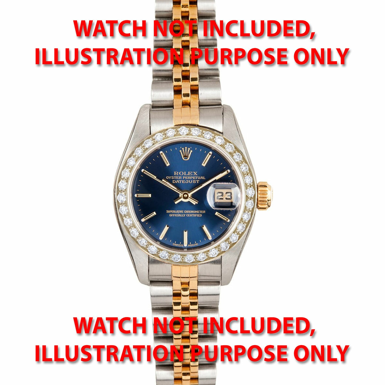 .70ct Solid Yellow Gold NATURAL DIAMOND Bezel Rolex Datejust 69078 69088 69128
