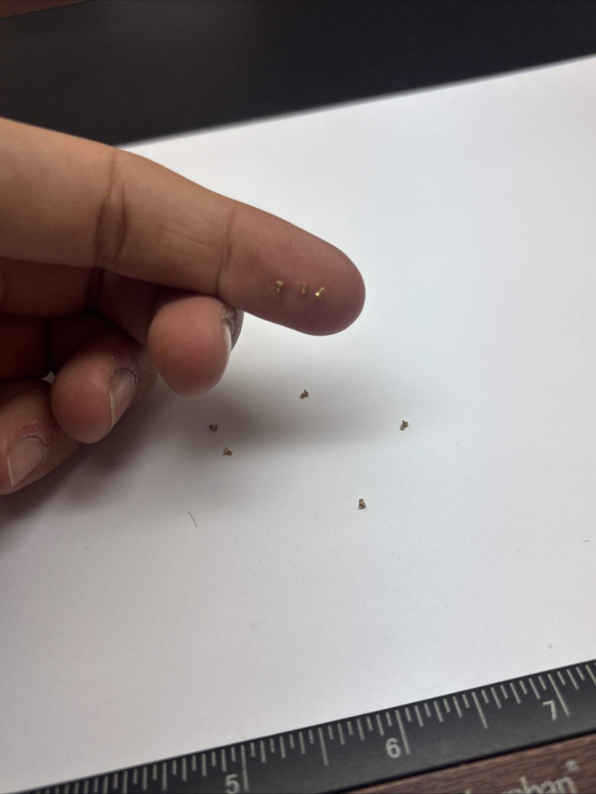 Cartier 18kt Screws For Watch As Is
