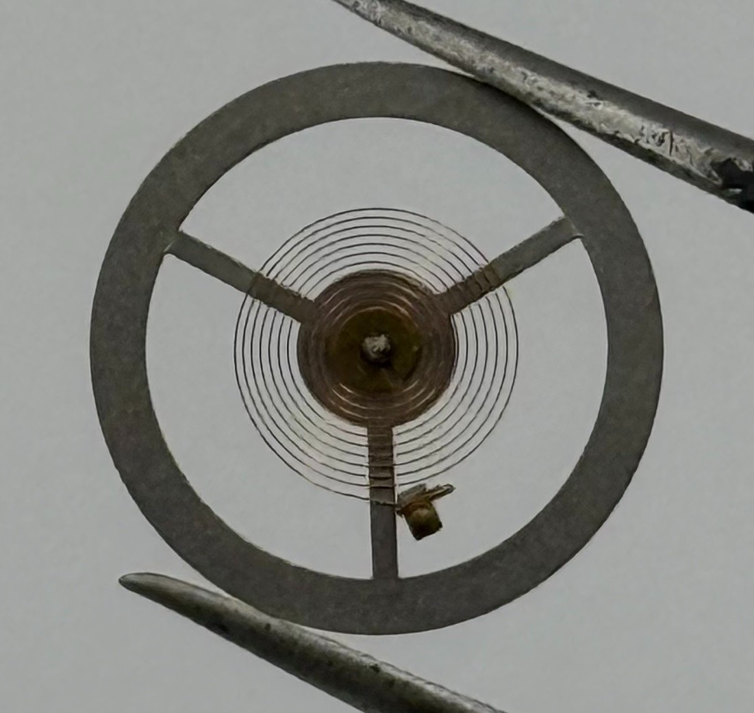 EB 8800 Balance Wheel Complete And Spring 12’’’ Renata 1309 Watch Movement Parts
