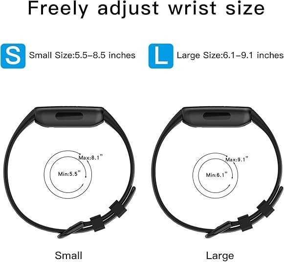 10 Pack Compatible with Fitbit Inspire 3 Bands,Soft Sport Bands Sil… Fast Ship