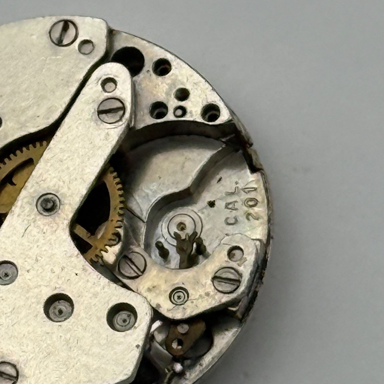 Smiths Cal 201 Watch Movement Great Britain Manual Wind Parts Repair 19.3mm