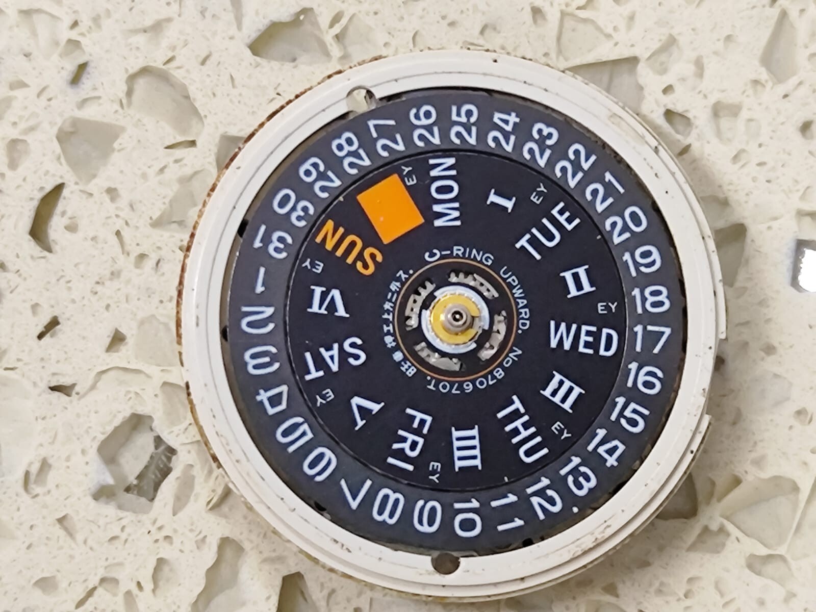 SEIKO 7546 Quartz Complete Movement Working used