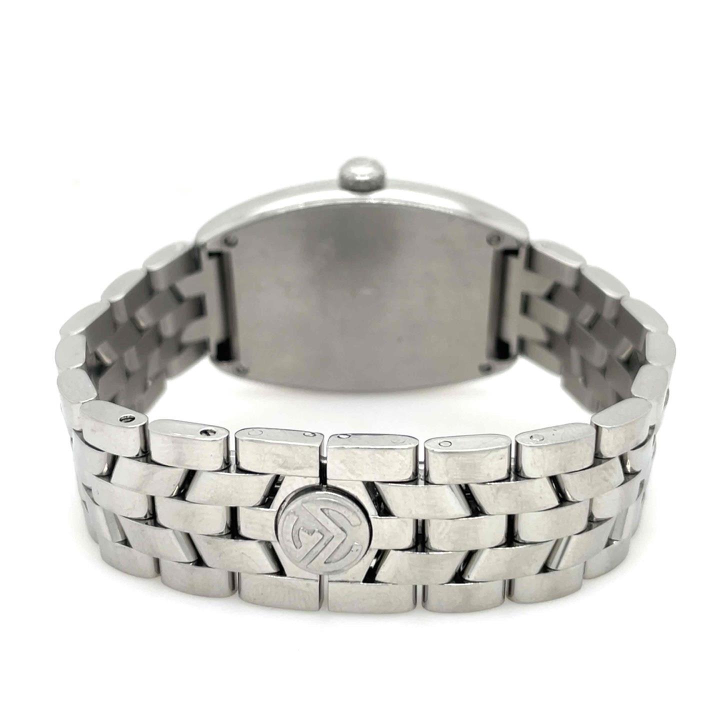 Franck Muller Cintree Curvex Quartz 29mm Stainless Steel Silver Dial Men 7502 QZ