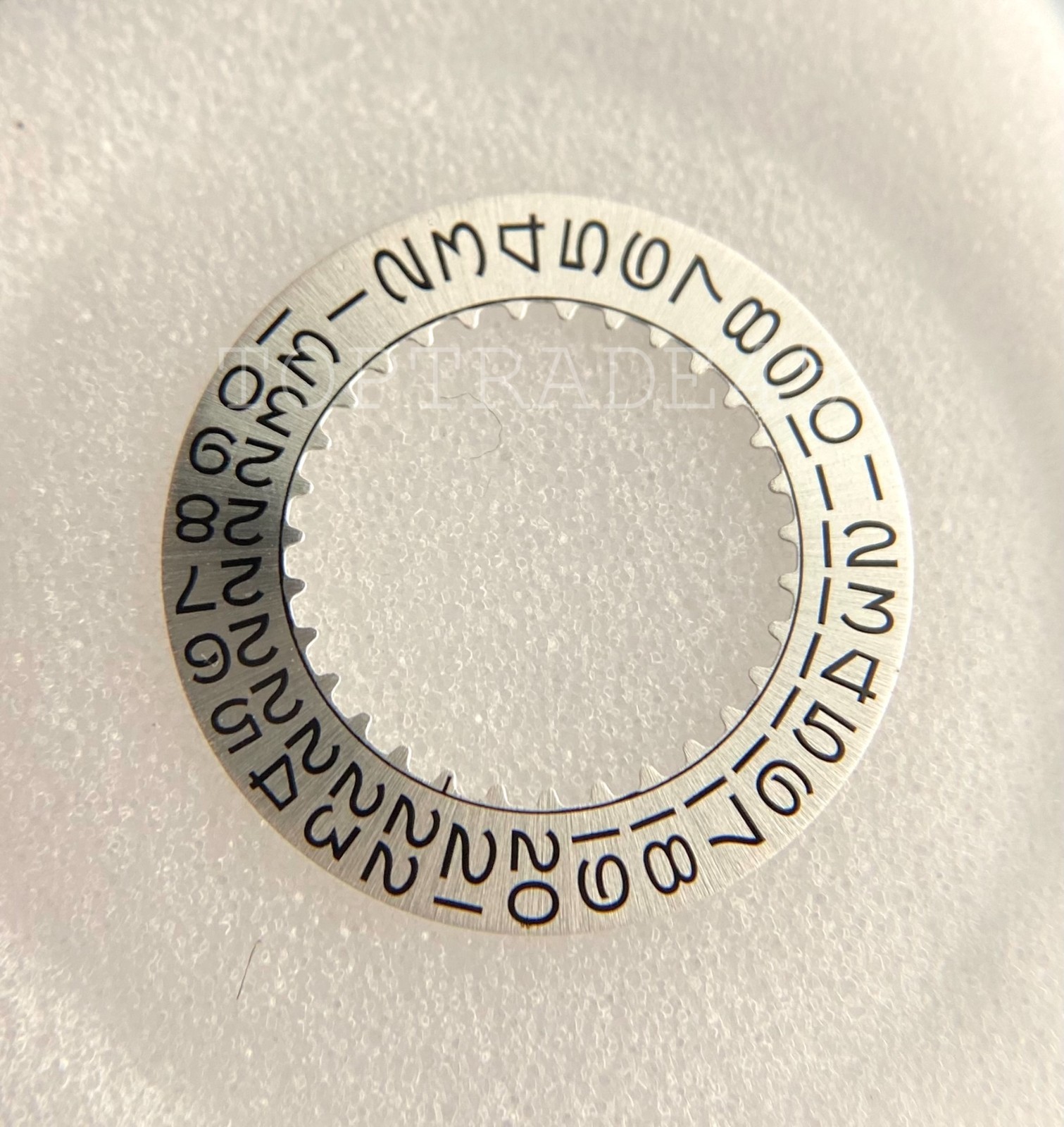 AFTERMARKET Rolex SILVER Date Disc For 1570 1575 1560 1535 Serifs Wheel Vintage