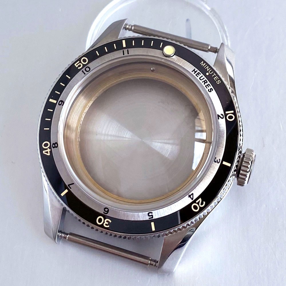 20ATM Diver 40mm Double Sapphire Watch Case 29mm Dial Luminous For NH35 ETA2824